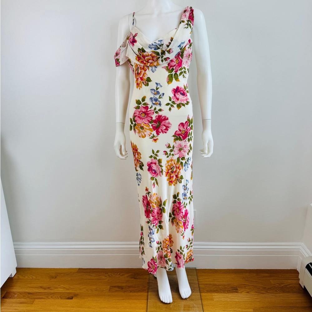 Reformation Floral Cowl Neck Maxi Dress - Picture 3 of 9